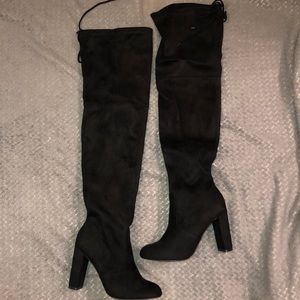 Black Over the Knee Boots